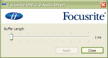 focusrite scarlett 2i2 asio driver